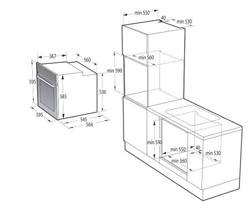 Gorenje BOS6737E13WG
