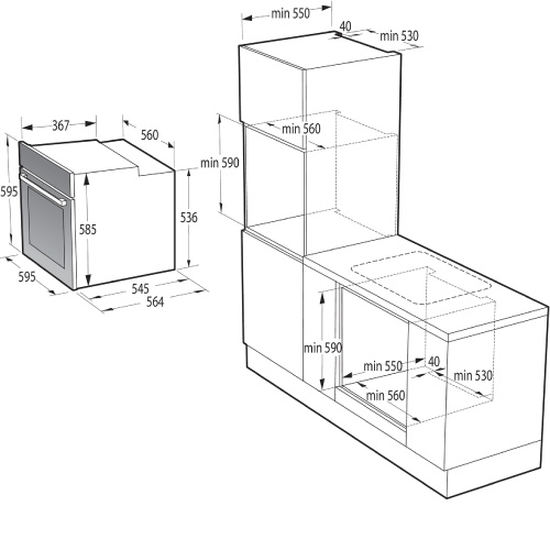 Gorenje BSA6737E15BG