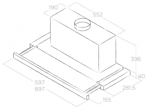 Elica ELITE 35 GRIX/A/60